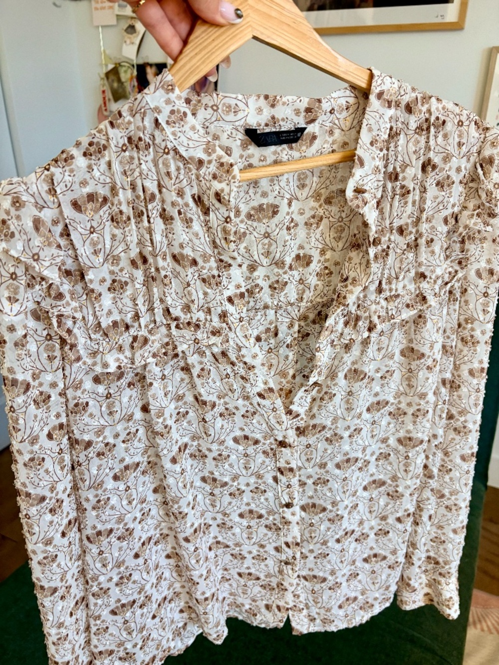 Zara flowy shirt